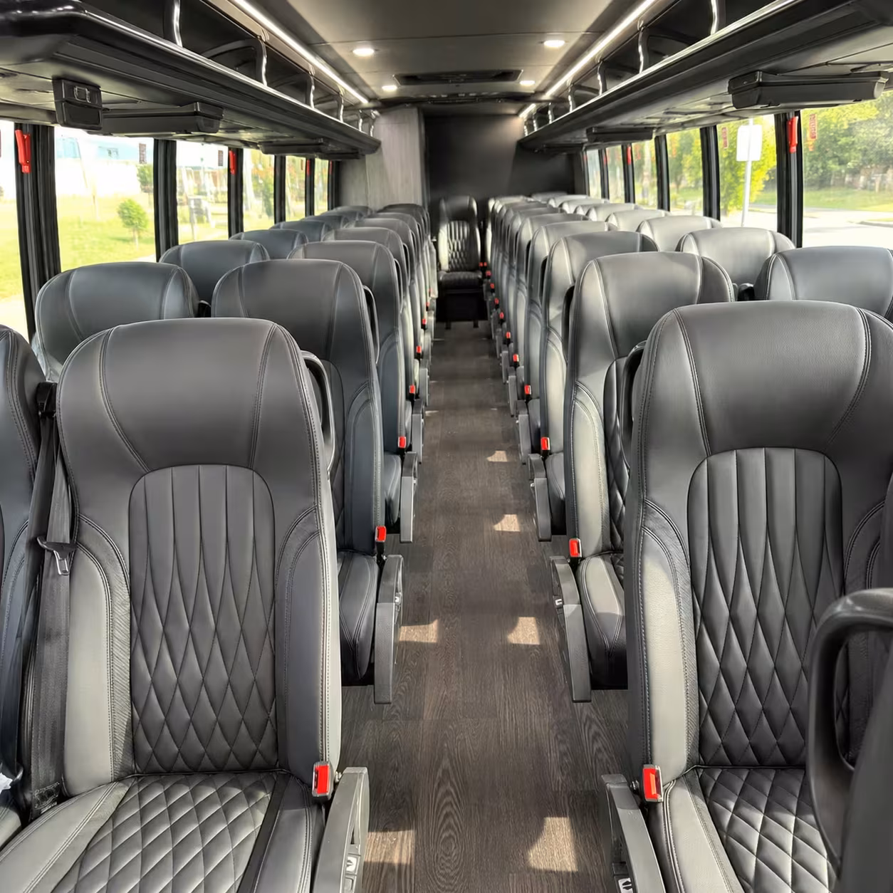 35 passenger minibus inside