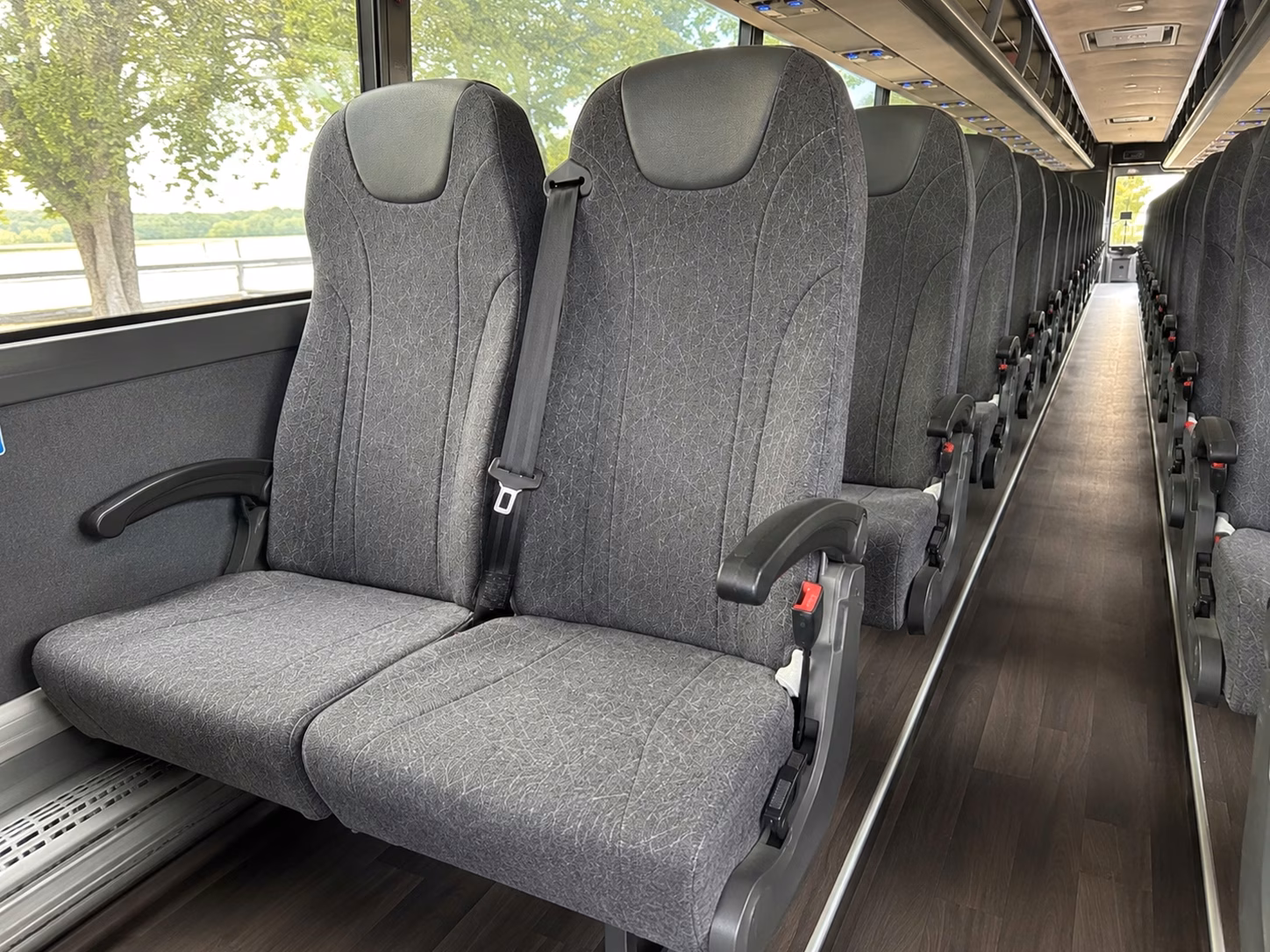 new orleans charter bus interior