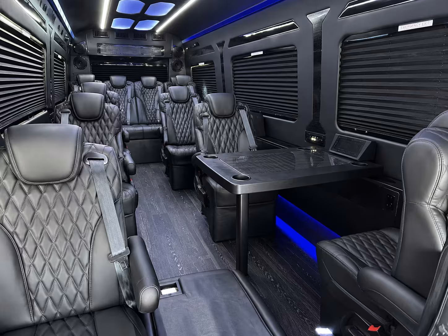 sprinter van with driver interior