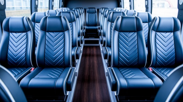 new orleans 18 passenger minibus inside
