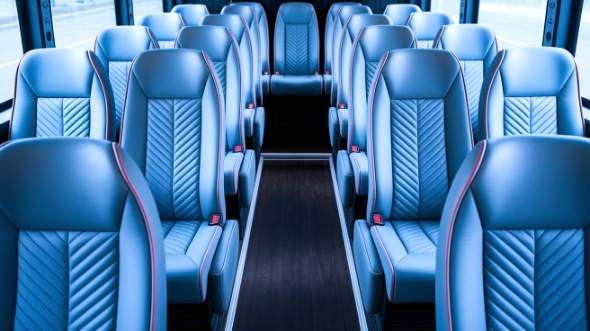 new orleans 18 passenger minibus interior