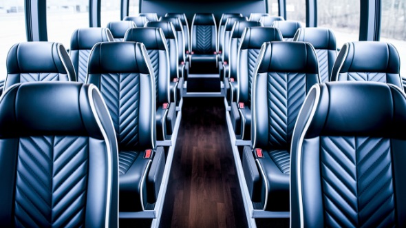 new orleans 25 passenger minibus inside
