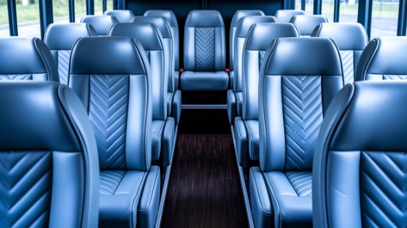 new orleans 25 passenger minibus interior