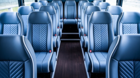 new orleans 28 passenger minibus inside