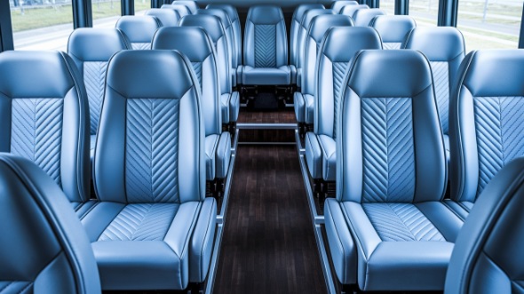 new orleans 35 passenger minibus interior