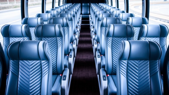 new orleans 50 passenger charter bus interior