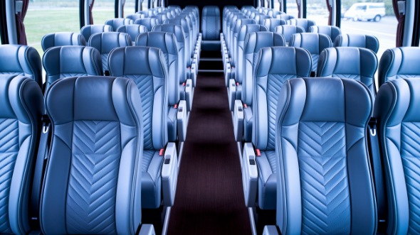 new orleans 56 passenger charter bus interior